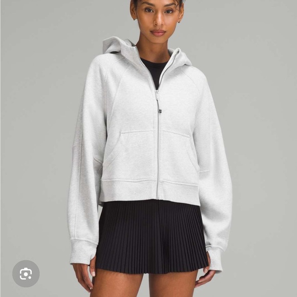 lululemon athletica Tops - Lululemon Gray Zip-Up Hoodie